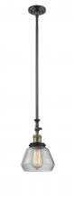 Innovations Lighting 206-BAB-G172 - Fulton - 1 Light - 7 inch - Black Antique Brass - Stem Hung - Adjustable Mini Pendant