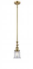 Innovations Lighting 206-BB-G182S - Canton - 1 Light - 5 inch - Brushed Brass - Stem Hung - Adjustable Mini Pendant