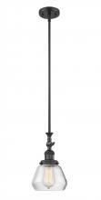 Innovations Lighting 206-BK-G172 - Fulton - 1 Light - 7 inch - Matte Black - Stem Hung - Adjustable Mini Pendant