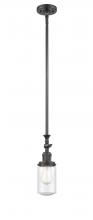 Innovations Lighting 206-OB-G314 - Dover - 1 Light - 5 inch - Oil Rubbed Bronze - Stem Hung - Adjustable Mini Pendant