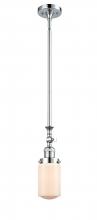 Innovations Lighting 206-PC-G311 - Dover - 1 Light - 5 inch - Polished Chrome - Stem Hung - Adjustable Mini Pendant
