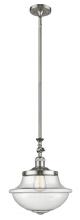 Innovations Lighting 206-SN-G544 - Oxford - 1 Light - 12 inch - Brushed Satin Nickel - Stem Hung - Adjustable Mini Pendant