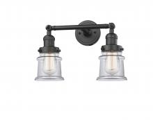 Innovations Lighting 208-OB-G182S - Canton - 2 Light - 17 inch - Oil Rubbed Bronze - Adjustable Bath Vanity Light