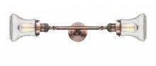 Innovations Lighting 208L-AC-G192-LED - Bellmont - 2 Light - 6 inch - Antique Copper - Adjustable Bath Vanity Light