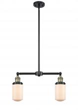 Innovations Lighting 209-BAB-G311 - Dover - 2 Light - 21 inch - Black Antique Brass - Stem Hung - Adjustable Island Light