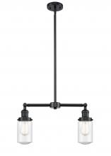Innovations Lighting 209-OB-G314 - Dover - 2 Light - 21 inch - Oil Rubbed Bronze - Stem Hung - Adjustable Island Light