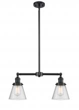 Innovations Lighting 209-OB-G64 - Cone - 2 Light - 21 inch - Oil Rubbed Bronze - Stem Hung - Adjustable Island Light
