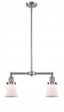Innovations Lighting 209-SN-G181S - Canton - 2 Light - 21 inch - Brushed Satin Nickel - Stem Hung - Adjustable Island Light