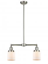 Innovations Lighting 209-SN-G51 - Bell - 2 Light - 21 inch - Brushed Satin Nickel - Stem Hung - Adjustable Island Light