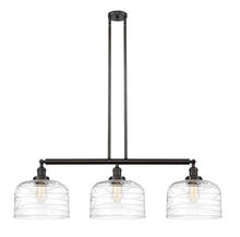 Innovations Lighting 213-OB-G713-L - Bell - 3 Light - 42 inch - Oil Rubbed Bronze - Stem Hung - Adjustable Island Light