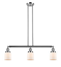 Innovations Lighting 213-PN-G51 - Bell - 3 Light - 38 inch - Polished Nickel - Stem Hung - Adjustable Island Light