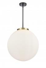 Innovations Lighting 221-3S-BAB-G201-18 - Beacon - 3 Light - 18 inch - Black Antique Brass - Cord hung - Pendant