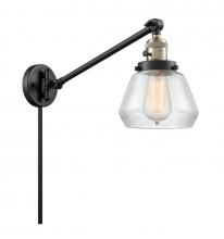 Innovations Lighting 237-BAB-G172 - Fulton - 1 Light - 8 inch - Black Antique Brass -Adjustable Swing Arm