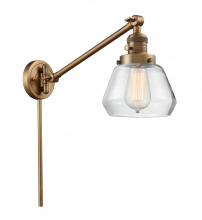 Innovations Lighting 237-BB-G172 - Fulton - 1 Light - 8 inch - Brushed Brass -Adjustable Swing Arm