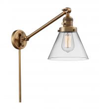Innovations Lighting 237-BB-G42 - Cone - 1 Light - 8 inch - Brushed Brass -Adjustable Swing Arm