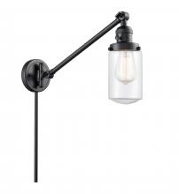 Innovations Lighting 237-BK-G312 - Dover - 1 Light - 5 inch - Matte Black -Adjustable Swing Arm
