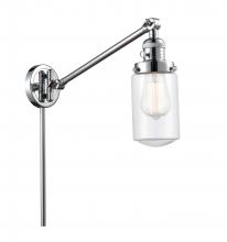 Innovations Lighting 237-PC-G312 - Dover - 1 Light - 5 inch - Polished Chrome -Adjustable Swing Arm