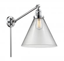 Innovations Lighting 237-PC-G42-L - Cone - 1 Light - 12 inch - Polished Chrome -Adjustable Swing Arm