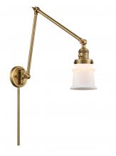 Innovations Lighting 238-BB-G181S - Canton - 1 Light - 8 inch - Brushed Brass -Adjustable Swing Arm