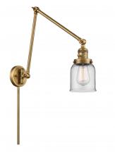 Innovations Lighting 238-BB-G52 - Bell - 1 Light - 8 inch - Brushed Brass -Adjustable Swing Arm