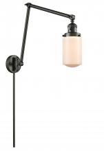Innovations Lighting 238-OB-G311 - Dover - 1 Light - 5 inch - Oil Rubbed Bronze -Adjustable Swing Arm