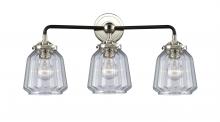 Innovations Lighting 284-3W-BPN-G142-LED - Chatham - 3 Light - 24 inch - Black Polished Nickel - Bath Vanity Light