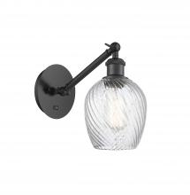Innovations Lighting 317-1W-BK-G292 - Salina - 1 Light - 6 inch - Matte Black - Adjustable Sconce