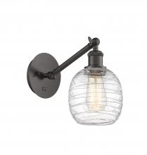 Innovations Lighting 317-1W-OB-G1013 - Belfast - 1 Light - 6 inch - Oil Rubbed Bronze - Adjustable Sconce
