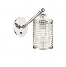 Innovations Lighting 317-1W-PN-M18-PN - Nestbrook - 1 Light - 5 inch - Polished Nickel - Adjustable Sconce