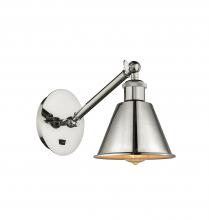 Innovations Lighting 317-1W-PN-M8 - Smithfield - 1 Light - 7 inch - Polished Nickel - Adjustable Sconce