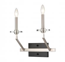 Innovations Lighting 331-2W-BSN - Raleigh - 2 Light - 13 inch - Black Satin Nickel - Sconce
