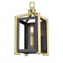 Innovations Lighting 376-1W-BSB-6 - Wiscoy - 1 Light - 6 inch - Black Satin Brass - Sconce