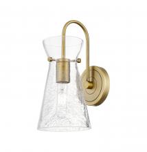 Innovations Lighting 385-1W-BB-G385-5CL - Nichole - 1 Light - 6 inch - Brushed Brass - Sconce