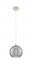Innovations Lighting 434-1P-PN-G1213-8SM - Crown Point - 1 Light - 8 inch - Polished Nickel - Pendant
