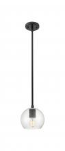 Innovations Lighting 434-1S-BK-G124-6 - Crown Point - 1 Light - 6 inch - Matte Black - Pendant