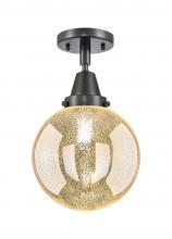 Innovations Lighting 447-1C-BK-G208-8 - Beacon - 1 Light - 8 inch - Matte Black - Flush Mount