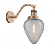 Innovations Lighting 515-1W-BB-G165 - Geneseo - 1 Light - 7 inch - Brushed Brass - Adjustable Sconce