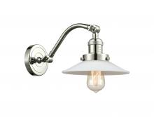Innovations Lighting 515-1W-PN-G1 - Halophane - 1 Light - 9 inch - Polished Nickel - Adjustable Sconce
