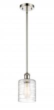 Innovations Lighting 516-1S-PN-G1113-LED - Cobbleskill - 1 Light - 5 inch - Polished Nickel - Mini Pendant
