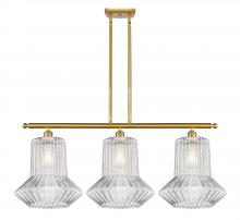 Innovations Lighting 516-3I-SG-G212 - Springwater - 3 Light - 39 inch - Satin Gold - Cord hung - Island Light