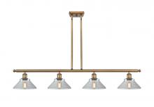 Innovations Lighting 516-4I-BB-G132-LED - Orwell - 4 Light - 48 inch - Brushed Brass - Cord hung - Island Light