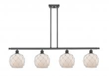 Innovations Lighting 516-4I-OB-G121-8RW - Farmhouse Rope - 4 Light - 48 inch - Oil Rubbed Bronze - Cord hung - Island Light