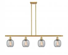 Innovations Lighting 516-4I-SG-G104 - Belfast - 4 Light - 48 inch - Satin Gold - Cord hung - Island Light