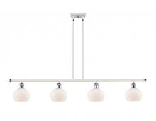 Innovations Lighting 516-4I-WPC-G91 - Fenton - 4 Light - 48 inch - White Polished Chrome - Cord hung - Island Light