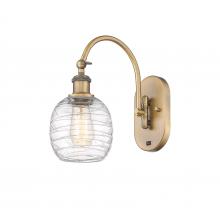 Innovations Lighting 518-1W-BB-G1013 - Belfast - 1 Light - 6 inch - Brushed Brass - Adjustable Swing Arm