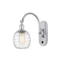 Innovations Lighting 518-1W-PC-G1013 - Belfast - 1 Light - 6 inch - Polished Chrome - Adjustable Swing Arm
