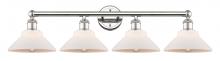 Innovations Lighting 616-4W-PN-G131 - Orwell - 4 Light - 35 inch - Polished Nickel - Bath Vanity Light