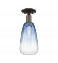 Innovations Lighting 716-1C-OB-G480-6SB - Brookhaven Almond - 1 Light - 6 inch - Oil Rubbed Bronze - Semi-Flush Mount