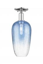 Innovations Lighting 716-1C-PC-G484-7SB - Brookhaven Flute - 1 Light - 6 inch - Polished Chrome - Semi-Flush Mount