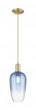 Innovations Lighting 716-1P-CB-G484-7SB - Brookhaven Flute - 1 Light - 6 inch - Champagne Bronze - Cord hung - Mini Pendant